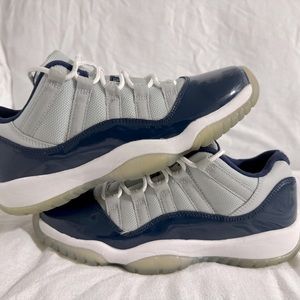 Nike Air Jordan 11 Low Georgetown Size 5.5 528895–007 OG XI Grey Blue